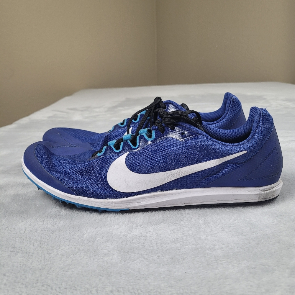 Nike Men's Zoom Rival D 10 Deep Royal Blue Racing Running Sneakers Size 9.5